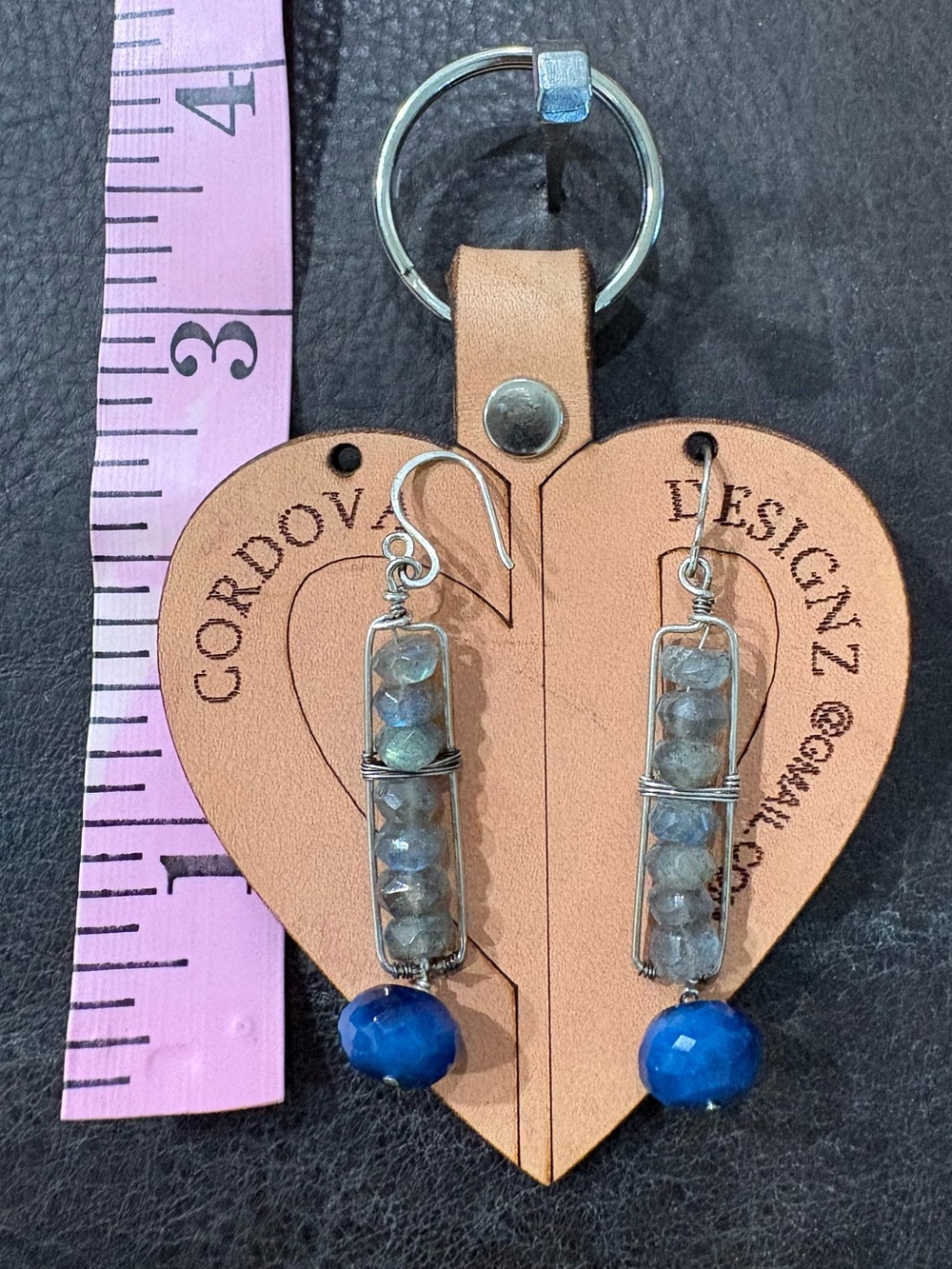 Handmade 925 sterling silver & Labradorite. - Picture 3 of 3